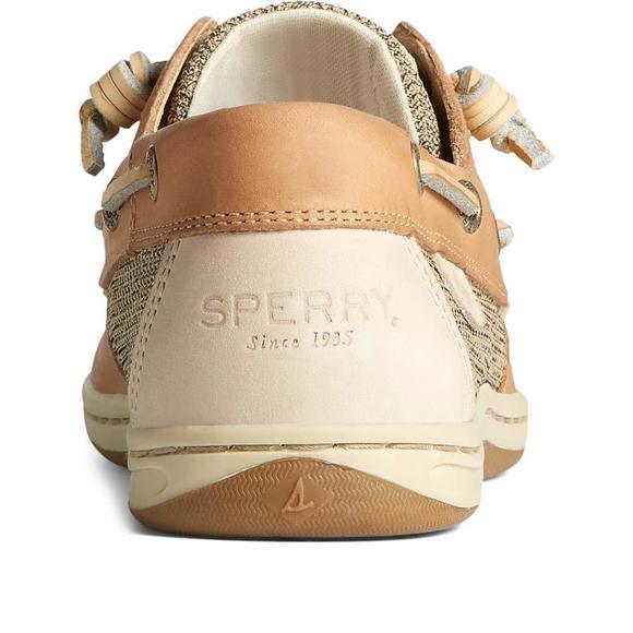 SPERRY WOMENS SONGFISH BOAT SHOE, LINEN OAT, 9.5 - Picture 5 of 6